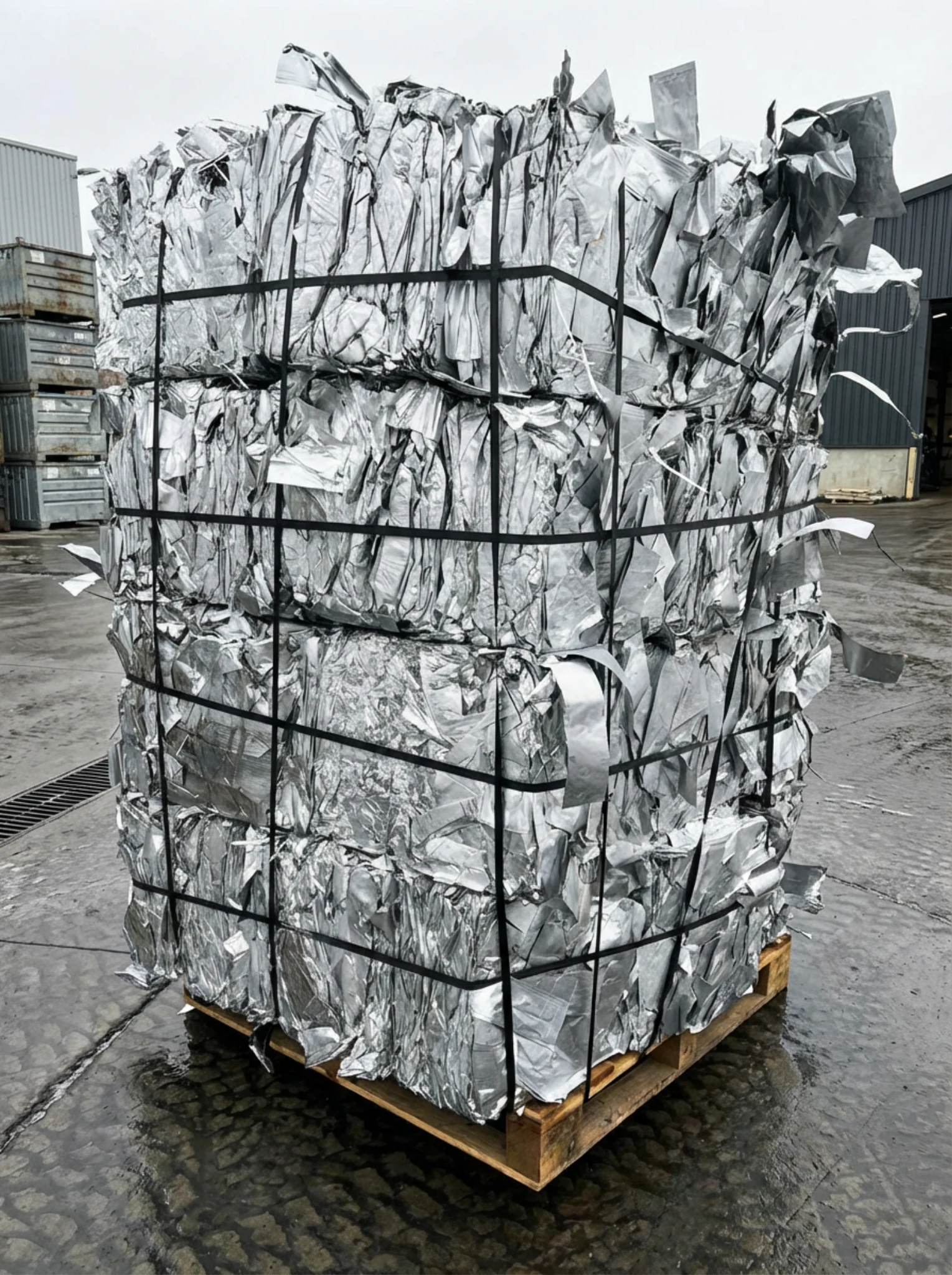 Prepared aluminum material at a Continental Exports operating location